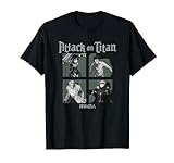 Attack on Titan Season 4 Zeichenquadrate T-Shirt