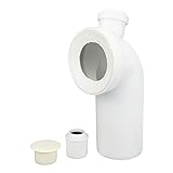 WC Bogen mit Waschmaschinen Auslass Anschlussbogen 110 mm 90° Toilette Winkel