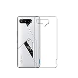 Vaxson 2 Stück Rückseite Schutzfolie, kompatibel mit Asus ROG Phone 5 Ultimate, Backcover Skin TPU Folie [nicht Panzerglas Displayschutzfolie Hülle Case ], Transparent