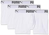 PUMA Herren Lifestyle Sueded Cotton 3p Box Boxershorts, Weiß, XL (3er Pack)