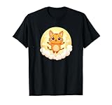 Liebe Deine Katze Katzen im Himmel süße Kawaii Katze Grafik T-S