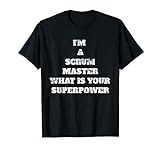 Ich bin ein Scrum Master Superpower Agiles Vintage-T-Shirt T-Shirt