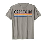 Vintage 1980er Stil Cape Town Südafrika T Shirt
