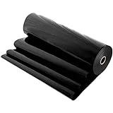 TYTYJ 0,5mm Dick Schwarz PVC Teichfolie Wasserdicht Teichfolien, Plane für Künstliche Teiche und Bäche, Einfach zu Bedienen (Color : Black, Size : 1x2m)