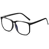 SHEEN KELLY TR90 Vintage Oversiezd Blue Light Blocking Gläser für Mid Big Face Square Frame Classic Eyew