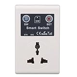 10A Smart Plug Outlet, Wireless Power Socket Adapter, Wireless Remote Control Steckdose Schalter Steckdose für Den Haushalt