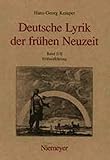 Deutsche Lyrik der frühen Neuzeit: Epochen- und Gattungsprobleme. Reformationszeit: BD 1