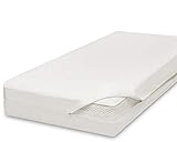 allsaneo Premium Encasing Matratzenbezug 90x200x20 cm, Allergiker Bettwäsche extra weich und leicht, Anti-Milben Zwischenbezug für Matratze
