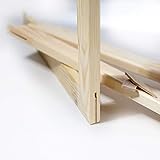Generisch Keilrahmen Bausatz 2 cm Holzleisten Set selbst zusammenbauen ohne Leinwand (20 x 30)