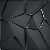 5qm / 3D Wandpaneele Wandverkleidung Deckenpaneele Platten Paneele BLACK MERKUR POLYSTYROL MATERIAL (5qm = 20Stück)