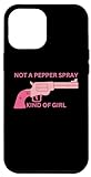 Hülle für iPhone 14 Pro Max Rosafarbene Pistole für Frauen mit Waffen, kein Pfefferspray, für Mädchen