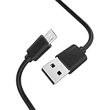 Superer Micro USB Kabel, Ladekabel passend für Kindle Paperwhite 6 Zoll, Fire 7, Fire 7 Kids Edition, Fire HDX 7, 7 Zoll 2019 Tablet E-Reader 1.5m Datenkabel Netzkabel Cable (Schwarz)