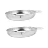 DIYEAH 1 Satz Waagschale Aus Edelstahl Waagschalen Silber Skalen Für Milligramm- Taschenwaage Wiederverwendbar Digitale Waage Präzisionswaage Skalengramm Silver Rostfreier Stahl 2