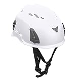Snufeve6 Kletterhelm, Kletterschutzkappe PP + EPP Einstellbar für das Bergsteigen im Freien zum Klettern für Männer für Sportler(White)