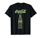 Coca-Cola Classic Glass Bottle Of Coke Neon Big Chest Poster T-Shirt
