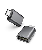 Syntech USB-C auf USB Adapter (2 Stück) Type-C auf USB 3.0 Female Handy-OTG-Adapter, Thunderbolt 4/3 auf USB3.0 Kompatibel mit iPhone 16 Pro Max MacBook Pro Air iPad Mac mini iMac S