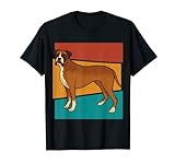 Weinlese-Hundeboxer T-Shirt