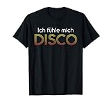 Ich fühle mich disco I DJ Headset Kopfhörer Vinyl Party T-Shirt