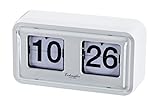 Eichmüller since 1950 Retro Flip Uhr mit Gehäuse - weiß weiß