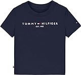 Tommy Hilfiger Baby-Jungen Essential Tee S/S Hemd, Marineblau (Twilight Navy), 0 Months
