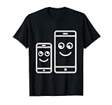Lächelnde Coole Devices Smartphones Handys T-Shirt