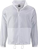 James & Nicholson Herren Men's Promo Jacket Jacke, Weiß (White), XX-Large