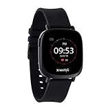 X-WATCH 54040 IVE XW FIT Fitness Uhr – Fitness-Coach – Schrittzähler - Schlafanalyse – Workout- & Pulstracker – Kalorientracker f. Android & iOS