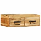 ShGaxin TV-Wandschrank 60x30x19 cm Massivholz Akazie, Tv Board, Tv Lowboard, Tv Tisch, Fernsehschrank, Fernsehtisch, Kommode, Sideboard Wohnzimmer, Tv Sideboard - 4017460
