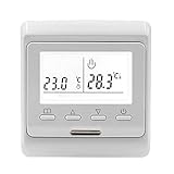 Milkvetch Thermostat M6.723 220V LCD Programmierbare Elektrische Digitale Fuß Boden Heizung Warmer Fuß Boden Regler, 3A Wifi Elektrische Heizung