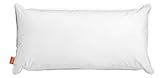 sleepling 190111 Wasserkissen | orthopädisches Kopfkissen | Bezug aus 100% Baumwolle | Made in EU | waschbar bis 40 Grad | 40 x 80 cm, weiß