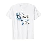 Glaube Hoffnung Liebe für Frauen Mann Christian T-Shirt