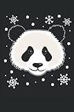 Großer Panda Bär Pandabär Weihnachten Geschenk Notizbuch (Taschenbuch DIN A 5 Format Liniert): Panda Weihnachts Geschenk Notizheft, Schreibheft, ... Geschenkidee für alle, die Pandabären mögen.