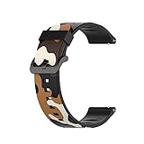 KAREN66 Sportarmband Kompatibel mit Fitbit Versa Armband/Versa 2 Armband/Versa Lite Armband - Tarnung Silikon Uhrenarmband Replacement Wechselarmband Ersatzarmband für Fitbit Versa/Versa 2/Versa Lite