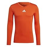 adidas Herren Team Base Tee Langarm T-Shirt, team orange, M