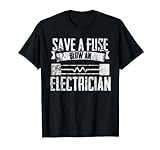 Powerline sparen Schlag Ein Elektriker Lineman Watt T-Shirt