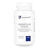 FürstenMED® Magnesium Komplex aus Magnesiumdicitrat, Magnesium Malat & Magnesium Bisglycinat - Vegan & Ohne Zusätze - aus Deutschland