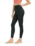 ODODOS Yoga-Leggings für Damen, hohe Taille, mit Tasche, Workout, Sport, Laufen, Athletik, Hose mit Tasche - - X-Groß