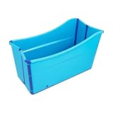 Faltbare Badewanne Erwachsene, Klappbadewanne Erwachsene 39,37 Zoll Mobile Tragbares Faltbadeimer S