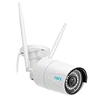 Reolink 5MP WLAN Überwachungskamera Outdoor, 2,4GHz/5GHz WLAN CCTV IP Kamera Aussen mit Personen-/Fahrzeugerkennung, IP66 Wetterfest, Nachtsicht, Bewegungsmelder, SD-Kartenslot, Zeitraffer, RLC-510WA