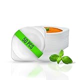 RAGO® Suppenteller 500ml Suppenschüssel Mehrweg 50 Stück I Plastikschalen I Suppenschalen Behälter Rund mit Anfasser für 500ml I Suppenteller aus Polypropylen I Wiederverwendb