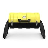 Holzkohlegrill Outdoor tragbares Grillhaus for mehr als 5 Personen Holzkohlegrill Wild Barbecue Tools Grill (Color : Yellow)
