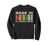 Retro hergestellt im Jahr 2001, 21 Jahre alt, 21. Geburtstag, alle Originalteile Sweatshirt