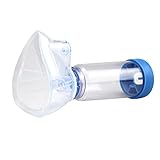 AeroChamber Plus Flow-Vu antistatisch mit Maske für Erwachsene groß (Blue)