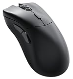Glorious Gaming Model D 2 PRO 4K/8K Wireless Gaming Mouse – 2,4 GHz drahtlos, 4K/8K-Abruf, 100 Mio. Klicks, 62 g, Lange Akkulaufzeit, Sensor mit 26K DPI, ergonomisch, 6 Tasten, PTFE-Füße – Schw
