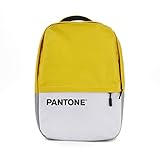 balvi Rucksack Pantone Farbe Gelb Mit USB-Kabel Mit Notebook-Tasche Polyester 44 cm