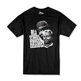 Terence Hill Old School Heroes - T-Shirt Bud Spencer (schwarz) (XL)