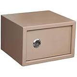 YQCXG Safe, mechanischer Safe, Kleiner feuerfester, wasserdichter und diebstahlsicherer unsichtbarer Safe, Ganzstahlbox, mechanisches Schloss, Geldkassette (Größe: 20 x 31 x 28 cm) S
