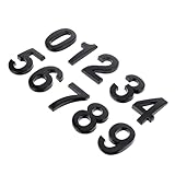 Angoily 20 Stück Nummern Klebeaufkleber Für Haustürschilder Nummernaufkleber Briefkastennummern Straßenadressennummern Türnummernaufkleber Für Klebenummern Türnummernschilder