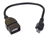 PremiumCord USB Adapterkabel USB A/Buchse - Micro USB/Stecker 20cm OTG