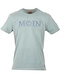 Herren T-Shirt Bulli »Moin« Petrol Blau (XL)